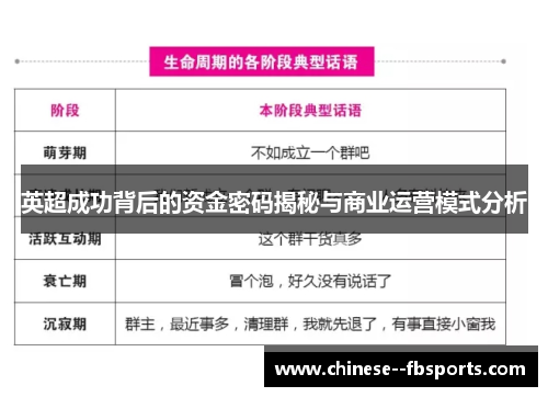 英超成功背后的资金密码揭秘与商业运营模式分析